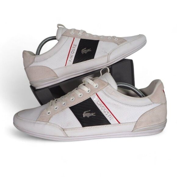 Lacoste Chaymon 120 7 U CMA Casual Sneakers White / Black Men's 11 - Picture 1 of 11